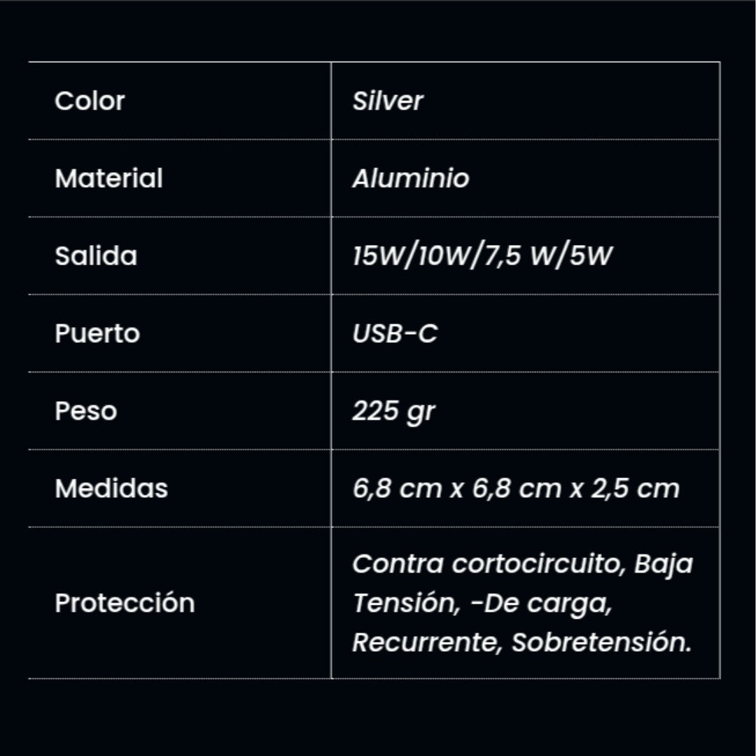 “Cargador 3 en 1 olvídate de cables y enredos”