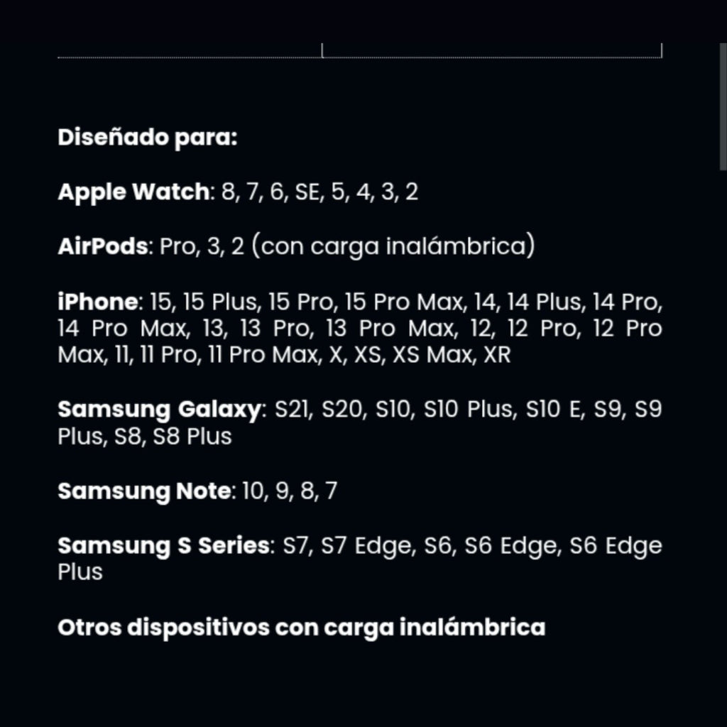 “Cargador 3 en 1 olvídate de cables y enredos”